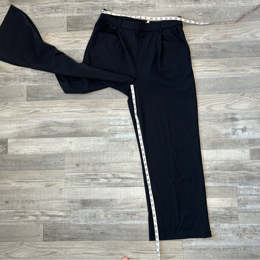 Halara Black Wide Leg Pull On Pants Women's Size XL Tall Stretch O29 - Picture 5 of 7